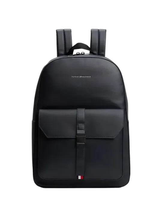 "Tommy Hilfiger Einzelstücke & Seltenheiten im Sale | Tommy Hilfiger Herren Rucksack - Herbst/Winter Kollektion - Blau, Stilvoller Rucksack mit Reißverschluss und Praktischen Innen- online kaufen"|Planet-Deluxe