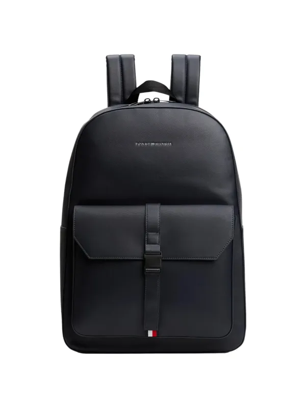 "Tommy Hilfiger Einzelstücke & Seltenheiten im Sale | Tommy Hilfiger Herren Rucksack - Herbst/Winter Kollektion - Blau, Stilvoller Rucksack mit Reißverschluss und Praktischen Innen- online kaufen"|Planet-Deluxe