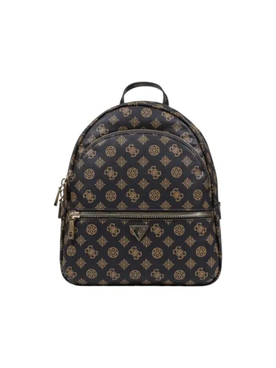"Guess Einzelstücke & Seltenheiten im Sale | Guess Damen Rucksack Braun mit Druckmuster Herbst/Winter online kaufen"|Planet-Deluxe