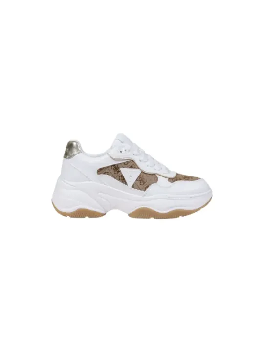 "Guess Sneakers im Sale | Guess Damen Slip-On Sneaker für Herbst/Winter, Weiß - Sportlicher Stil mit Bänderverschluss online kaufen"|Planet-Deluxe
