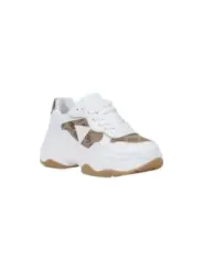 "Guess Sneakers im Sale | Guess Damen Slip-On Sneaker für Herbst/Winter, Weiß - Sportlicher Stil mit Bänderverschluss online kaufen"|Planet-Deluxe