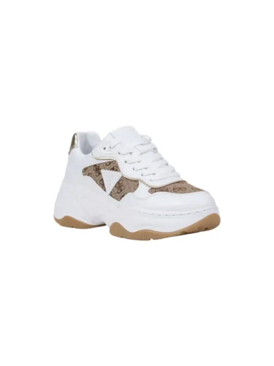 "Guess Sneakers im Sale | Guess Damen Slip-On Sneaker für Herbst/Winter, Weiß - Sportlicher Stil mit Bänderverschluss online kaufen"|Planet-Deluxe