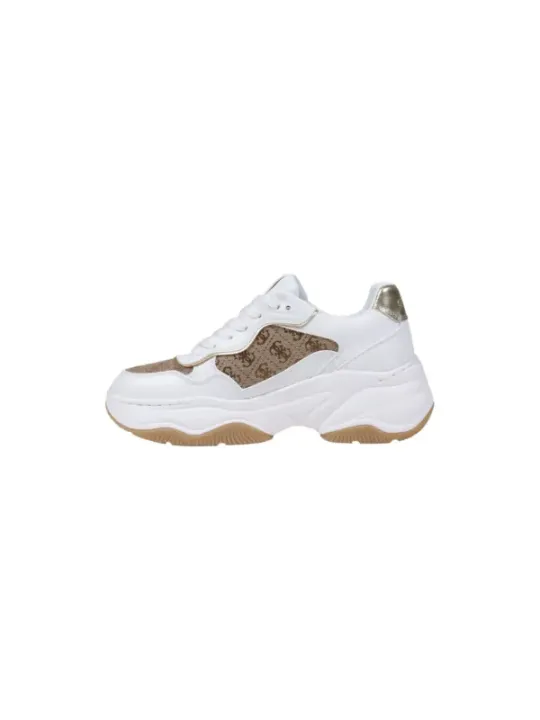 "Guess Sneakers im Sale | Guess Damen Slip-On Sneaker für Herbst/Winter, Weiß - Sportlicher Stil mit Bänderverschluss online kaufen"|Planet-Deluxe