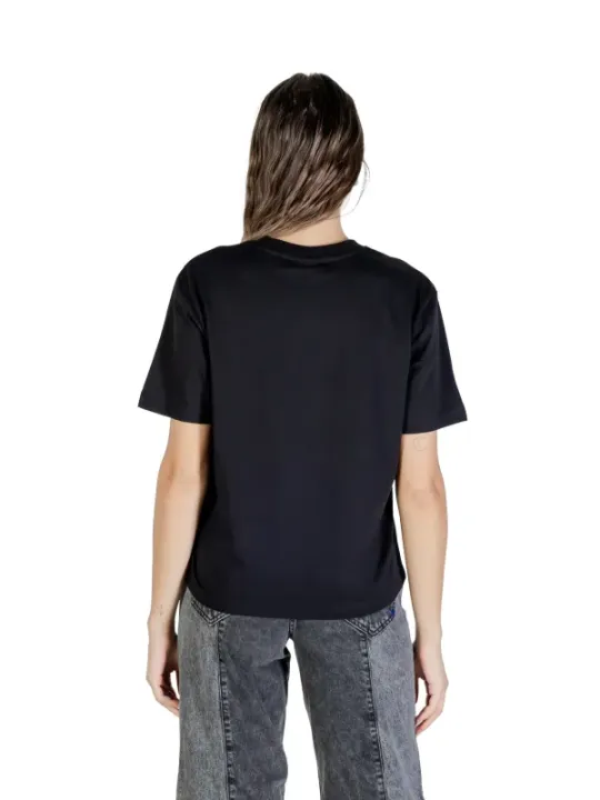 "Karl Lagerfeld Jeans T-Shirts im Sale | Karl Lagerfeld Damen T-Shirt Schwarz Herbst Winter online kaufen"|Planet-Deluxe