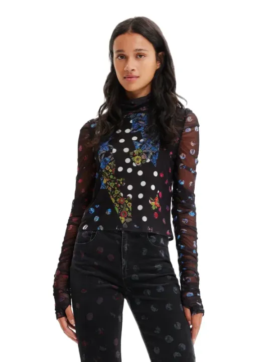 "Desigual T-Shirts im Sale | Desigual - Desigual T-Shirt Donna online kaufen"|Planet-Deluxe