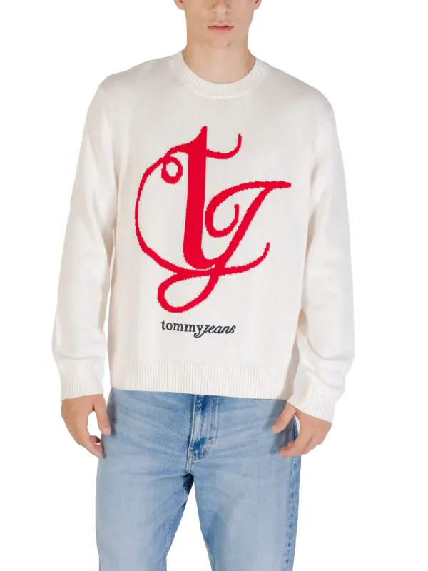 "Tommy Hilfiger Jeans Pullover im Sale | Tommy Hilfiger Jeans - Tommy Hilfiger Jeans Maglia Uomo online kaufen"|Planet-Deluxe