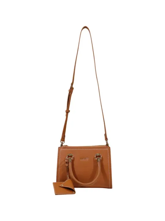 "Liu Jo Einzelstücke & Seltenheiten im Sale | Liu Jo - Elegante Damenhandtasche in Braun mit Reißverschluss und Schulterriemen für Frühling/Sommer - 100% Polyurethan - Mod online kaufen"|Planet-Deluxe