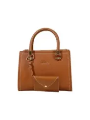 "Liu Jo Einzelstücke & Seltenheiten im Sale | Liu Jo - Elegante Damenhandtasche in Braun mit Reißverschluss und Schulterriemen für Frühling/Sommer - 100% Polyurethan - Mod online kaufen"|Planet-Deluxe
