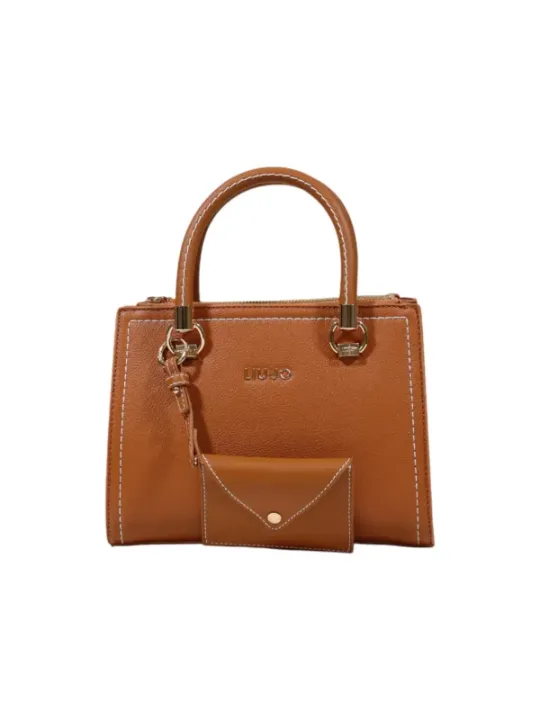 "Liu Jo Einzelstücke & Seltenheiten im Sale | Liu Jo - Elegante Damenhandtasche in Braun mit Reißverschluss und Schulterriemen für Frühling/Sommer - 100% Polyurethan - Mod online kaufen"|Planet-Deluxe