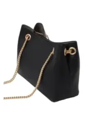 "Calvin Klein Einzelstücke & Seltenheiten im Sale | Calvin Klein Damen Umhängetasche - Herbst/Winter Kollektion, Schwarz, 19x25x10.5 cm - Elegante Tasche mit Druckknopfverschluss  online kaufen"|Planet-Deluxe