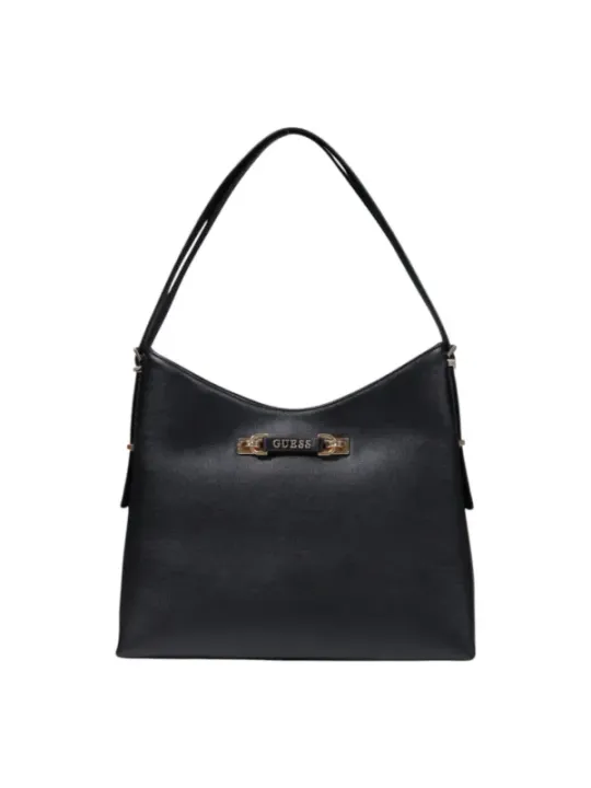 "Guess Einzelstücke & Seltenheiten im Sale | GUESS - Elegante Damenhandtasche für Herbst/Winter in Schwarz mit Reißverschluss und Innen-/Außentaschen (27x32x13 cm) - HWBG online kaufen"|Planet-Deluxe