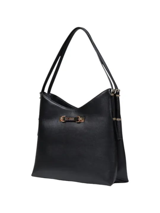 "Guess Einzelstücke & Seltenheiten im Sale | GUESS - Elegante Damenhandtasche für Herbst/Winter in Schwarz mit Reißverschluss und Innen-/Außentaschen (27x32x13 cm) - HWBG online kaufen"|Planet-Deluxe