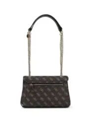 "Guess Einzelstücke & Seltenheiten im Sale | GUESS Damenherbsttasche Braun mit Muster und Druckknopfverschluss online kaufen"|Planet-Deluxe