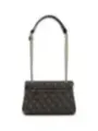 "Guess Einzelstücke & Seltenheiten im Sale | GUESS Damenherbsttasche Braun mit Muster und Druckknopfverschluss online kaufen"|Planet-Deluxe