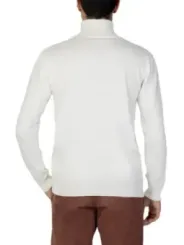 Weißer Baumwoll-Rollkragenpullover U.S. Polo Assn.