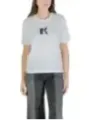 "Karl Lagerfeld Jeans T-Shirts im Sale | Karl Lagerfeld Damen T-Shirt Herbst Weiß Druck Kurzarm online kaufen"|Planet-Deluxe