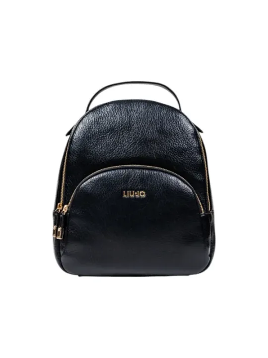 "Liu Jo Einzelstücke & Seltenheiten im Sale | Liu Jo Damen Rucksack - Eleganter Schwarz Winter Rucksack mit Reißverschluss online kaufen"|Planet-Deluxe