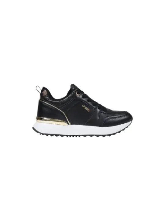"Guess Sneakers im Sale | GUESS Damen Sneaker Schwarz Slip-On mit Bändern Sportlich und Stilvoll online kaufen"|Planet-Deluxe