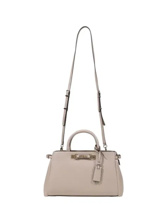"Guess Einzelstücke & Seltenheiten im Sale | Guess Damenhandtasche Beige Reißverschluss HW 2023 Stilvolle Schultertasche online kaufen"|Planet-Deluxe