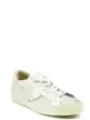 "Philippe Model Sneakers im Sale | Philippe Model Damen Sneaker Silber - Elegante Herbst/Winter Leder-Sneaker mit Schnürung und Slip-On Komfort  online kaufen"|Planet-Deluxe