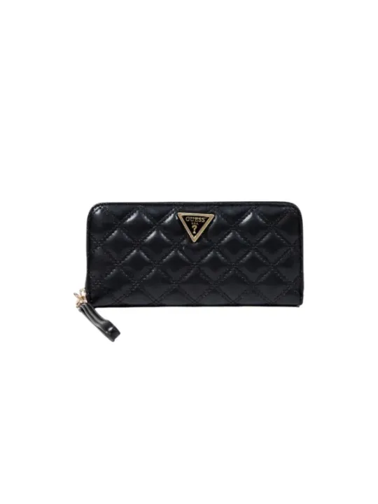 "Guess Geldbörsen im Sale | Guess Damen Portemonnaie Herbst Winter Schwarzes Reißverschlussdesign 10x20x3 cm online kaufen"|Planet-Deluxe