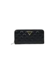 "Guess Geldbörsen im Sale | Guess Damen Portemonnaie Herbst Winter Schwarzes Reißverschlussdesign 10x20x3 cm online kaufen"|Planet-Deluxe