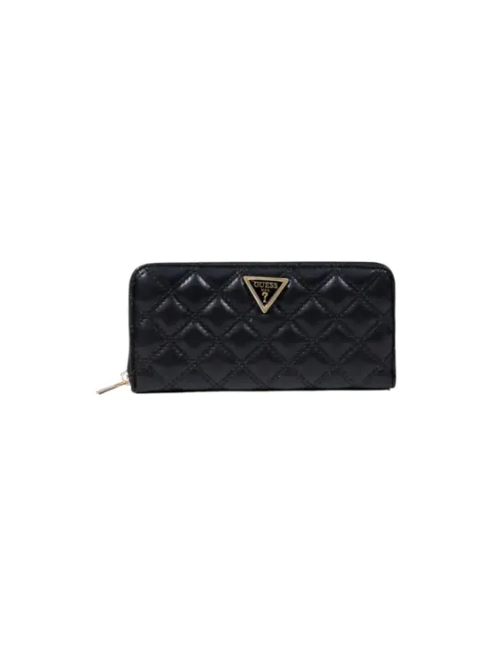 "Guess Geldbörsen im Sale | Guess Damen Portemonnaie Herbst Winter Schwarzes Reißverschlussdesign 10x20x3 cm online kaufen"|Planet-Deluxe