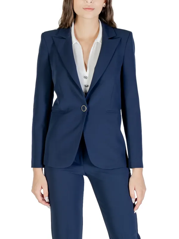 "Rinascimento Blazer im Sale | Rinascimento Damen Kostümjacke - Elegante Blaue Herbst/Winter Blazer mit Knopfverschluss - Artikelcode: CFC0125439003 online kaufen"|Planet-Deluxe