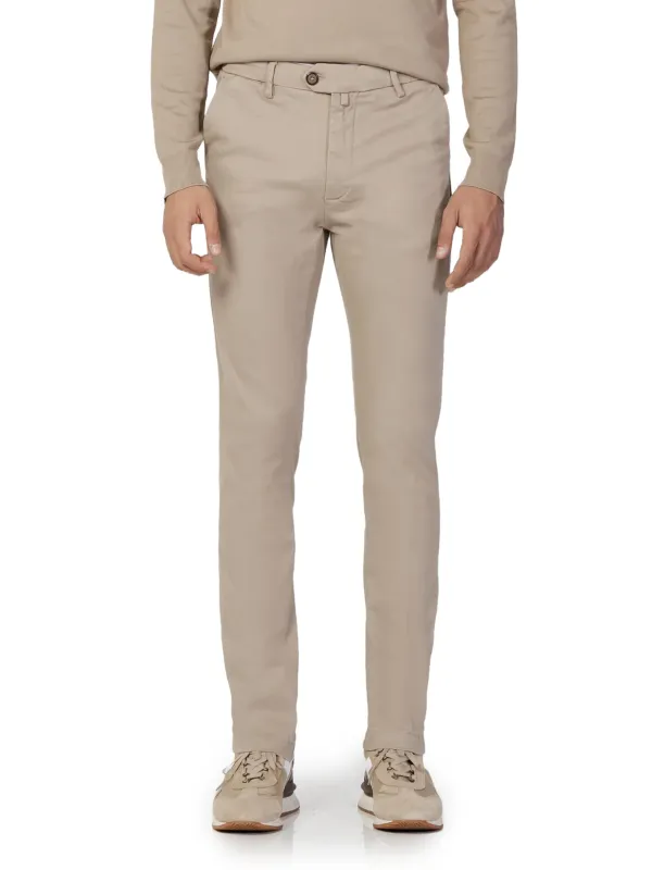 Khaki Slim Fit Herrenhose Borghese Khaki Slim Fit Herrenhose Borghese