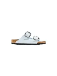 "Birkenstock Pantoletten im Sale | Birkenstock Damen Pantoletten in Azurblau - Herbst/Winter Kollektion mit Schnallenverschluss, 100% Kunstleder, Artikelcode: 1030 online kaufen"|Planet-Deluxe