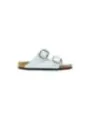 "Birkenstock Pantoletten im Sale | Birkenstock Damen Pantoletten in Azurblau - Herbst/Winter Kollektion mit Schnallenverschluss, 100% Kunstleder, Artikelcode: 1030 online kaufen"|Planet-Deluxe