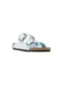 "Birkenstock Pantoletten im Sale | Birkenstock Damen Pantoletten in Azurblau - Herbst/Winter Kollektion mit Schnallenverschluss, 100% Kunstleder, Artikelcode: 1030 online kaufen"|Planet-Deluxe