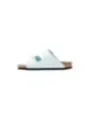 "Birkenstock Pantoletten im Sale | Birkenstock Damen Pantoletten in Azurblau - Herbst/Winter Kollektion mit Schnallenverschluss, 100% Kunstleder, Artikelcode: 1030 online kaufen"|Planet-Deluxe
