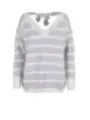 Gestreifter Lorena Antoniazzi Strickpullover Damen