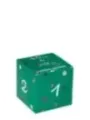 Grüner Adventskalender mit farbigen Kreisen