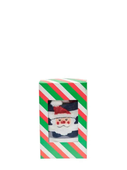 Weihnachtsgeschenkbeutel mit Weihnachtsmann-Motiv