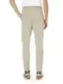 Khaki-Hose mit schmalem Bein