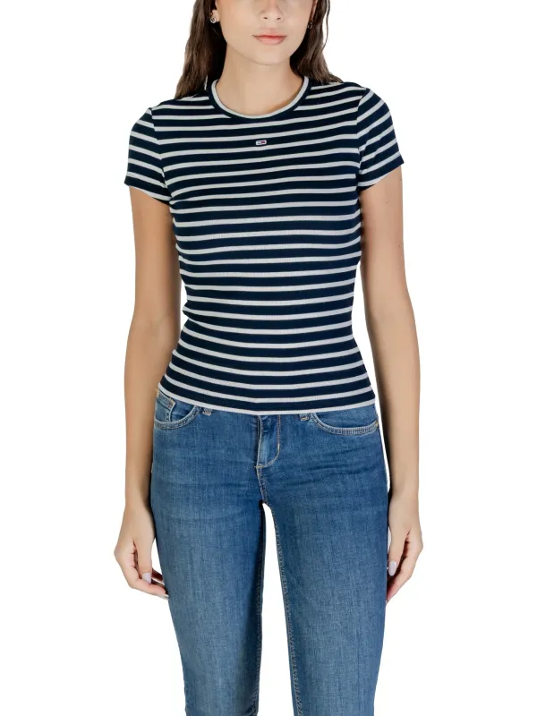 "Tommy Hilfiger Jeans T-Shirts im Sale | Tommy Hilfiger Damen Streifen T-Shirt Blau Kurzarm online kaufen"|Planet-Deluxe "Tommy Hilfiger Jeans T-Shirts im Sale | Tommy Hilfiger Damen Streifen T-Shirt Blau Kurzarm online kaufen"|Planet-Deluxe