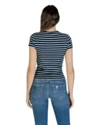 "Tommy Hilfiger Jeans T-Shirts im Sale | Tommy Hilfiger Damen Streifen T-Shirt Blau Kurzarm online kaufen"|Planet-Deluxe