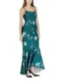 "Rinascimento Kleider im Sale | Rinascimento Damenkleid - Grünes Blumenmuster, Herbst/Winter, Träger, Rundhalsausschnitt, Reißverschluss - Artikelcode: CFC01 online kaufen"|Planet-Deluxe