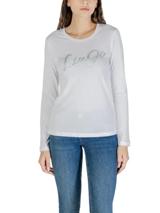 "Liu Jo T-Shirts im Sale | Herbst Winter Damen TShirt Weiß Langarm Liu Jo online kaufen"|Planet-Deluxe