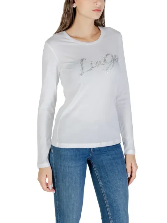 "Liu Jo T-Shirts im Sale | Herbst Winter Damen TShirt Weiß Langarm Liu Jo online kaufen"|Planet-Deluxe