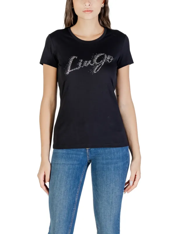 "Liu Jo T-Shirts im Sale | Liu Jo Damen Herbst Winter T Shirt Schwarz Druck online kaufen"|Planet-Deluxe "Liu Jo T-Shirts im Sale | Liu Jo Damen Herbst Winter T Shirt Schwarz Druck online kaufen"|Planet-Deluxe
