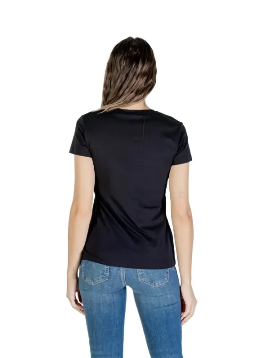 "Liu Jo T-Shirts im Sale | Liu Jo Damen Herbst Winter T Shirt Schwarz Druck online kaufen"|Planet-Deluxe
