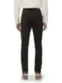 Schwarze Borghese 346106 Herrenhose hinten