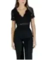 "Morgan De Toi Blusen im Sale | Morgan De Toi Herbstbluse Schwarz V-Ausschnitt online kaufen"|Planet-Deluxe