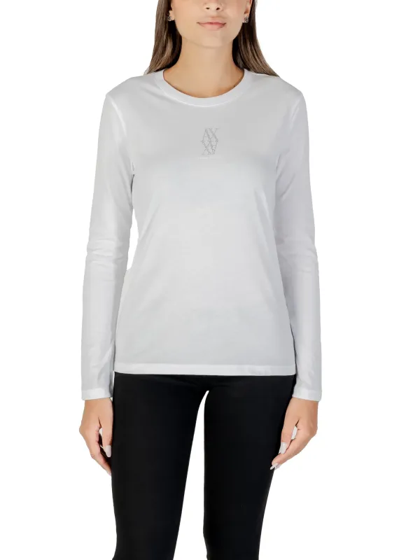 "Armani Exchange T-Shirts im Sale | Armani Exchange Damen Langarm T-Shirt Weiß Strassdruck online kaufen"|Planet-Deluxe "Armani Exchange T-Shirts im Sale | Armani Exchange Damen Langarm T-Shirt Weiß Strassdruck online kaufen"|Planet-Deluxe