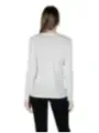 "Armani Exchange T-Shirts im Sale | Armani Exchange Damen Langarm T-Shirt Weiß Strassdruck online kaufen"|Planet-Deluxe