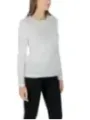 "Armani Exchange T-Shirts im Sale | Armani Exchange Damen Langarm T-Shirt Weiß Strassdruck online kaufen"|Planet-Deluxe