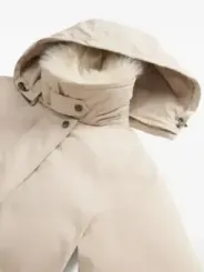 "Woolrich Jacken im Sale | Woolrich Damen Herbst Winter Kapuzenjacke Beige online kaufen"|Planet-Deluxe